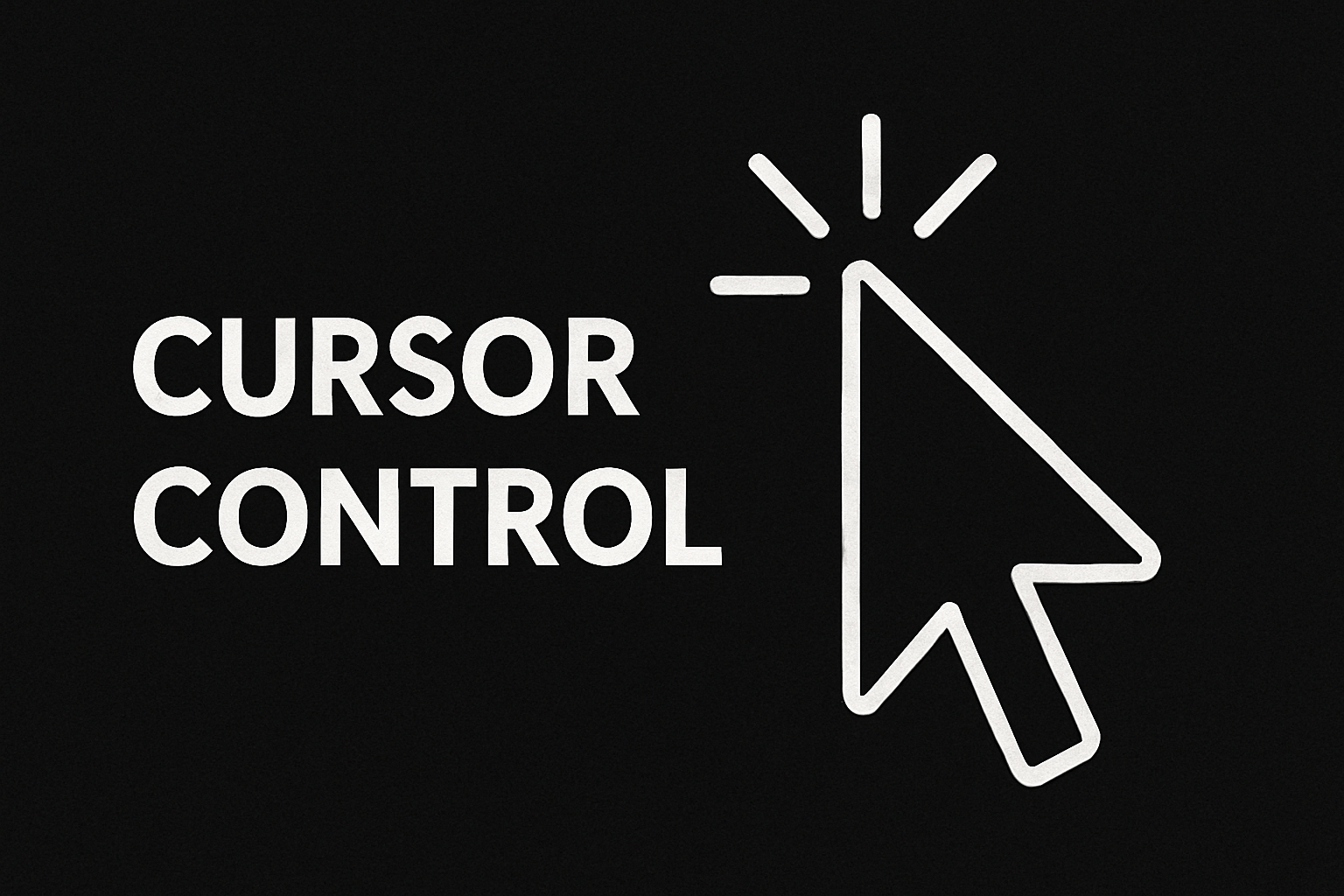Cursor Control